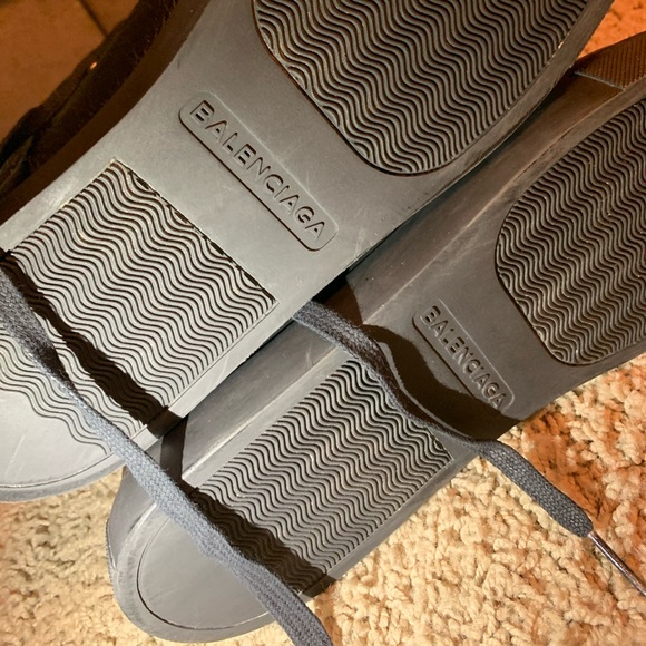 balenciaga arena high shiny black leather shoes - Picture 3 of 4